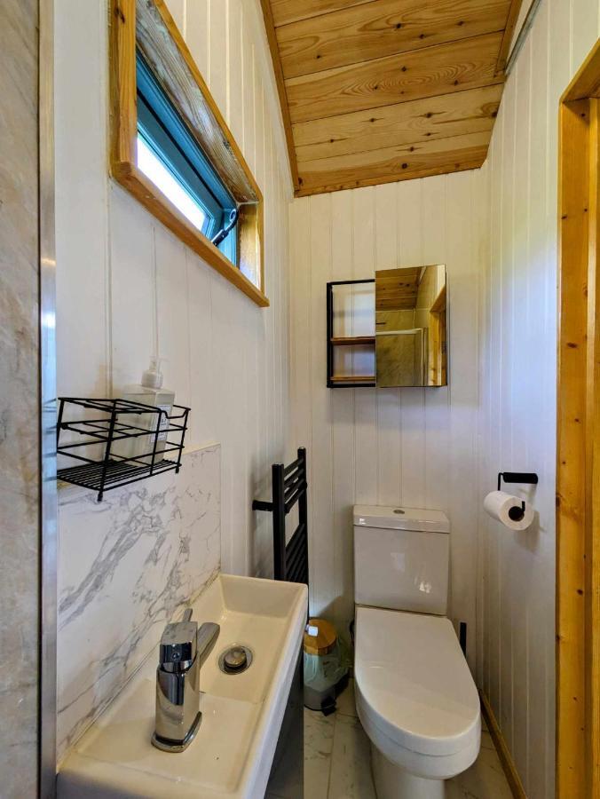Romantic Nature Retreat, Luxury Glamping & Stargazing Views - Dragonfly Shepherd Hut Yarpole 외부 사진